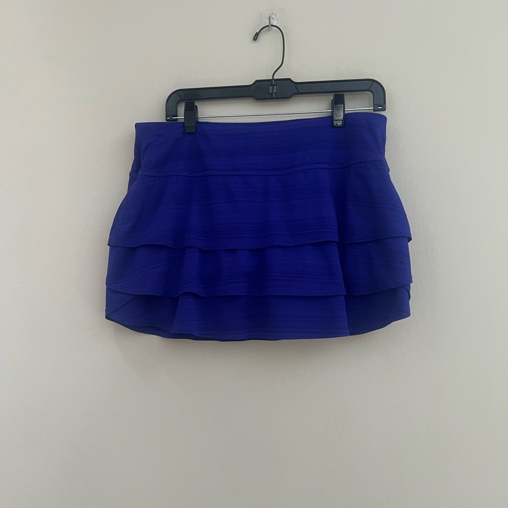 Athleta Vibrant Purple Tiered Skort - Picture 3 of 10